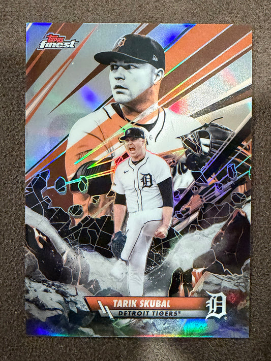 Tarik Skubal - 2026 Topps Finest - Smashing Through SP - Tigers