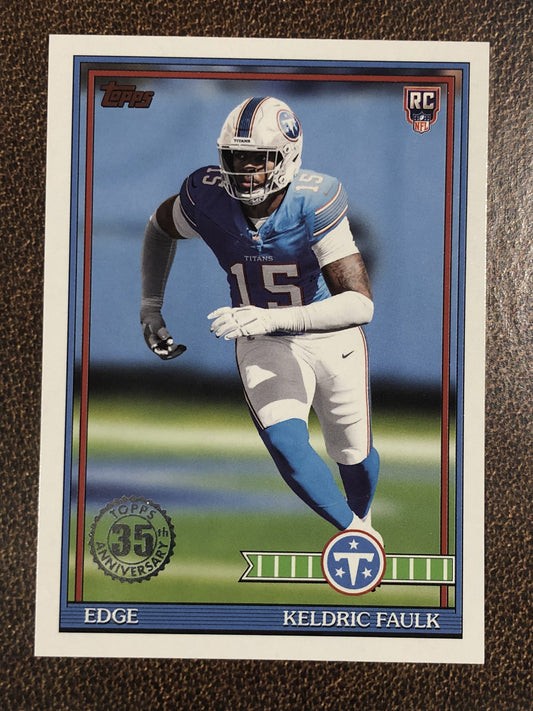 Keldric Faulk - 2026 Topps Flagship - 1991 Insert - Titans
