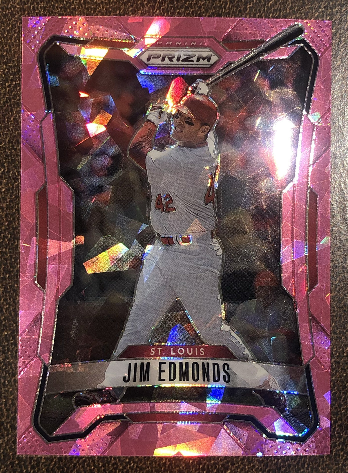 Jim Edmonds - 2026 Panini Prizm - Pink Ice - Cardinals