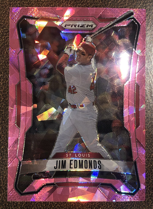 Jim Edmonds - 2026 Panini Prizm - Pink Ice - Cardinals