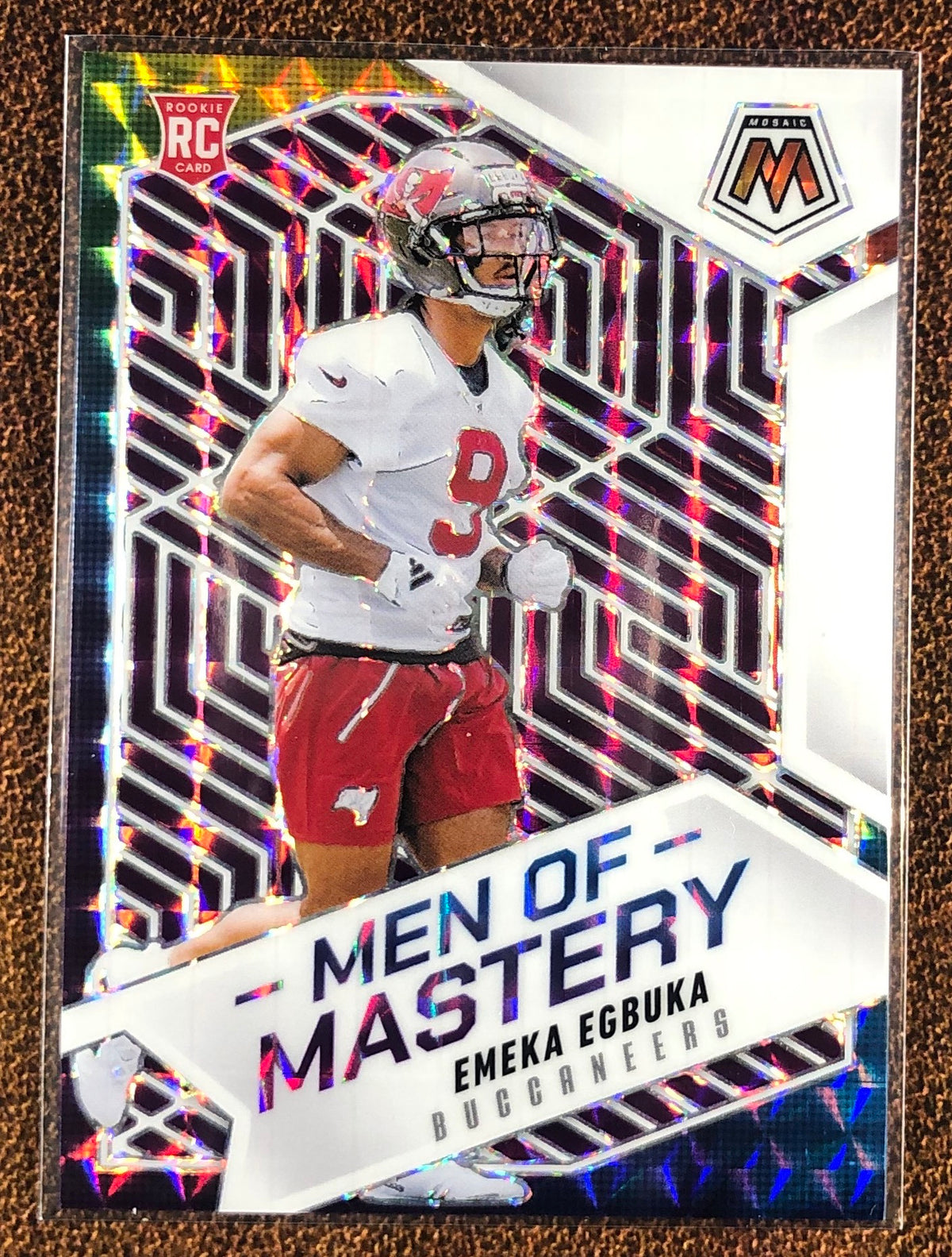 Emeka Egbuka - 2025 Panini Mosaic - Men of Mastery /49 - Buccaneers