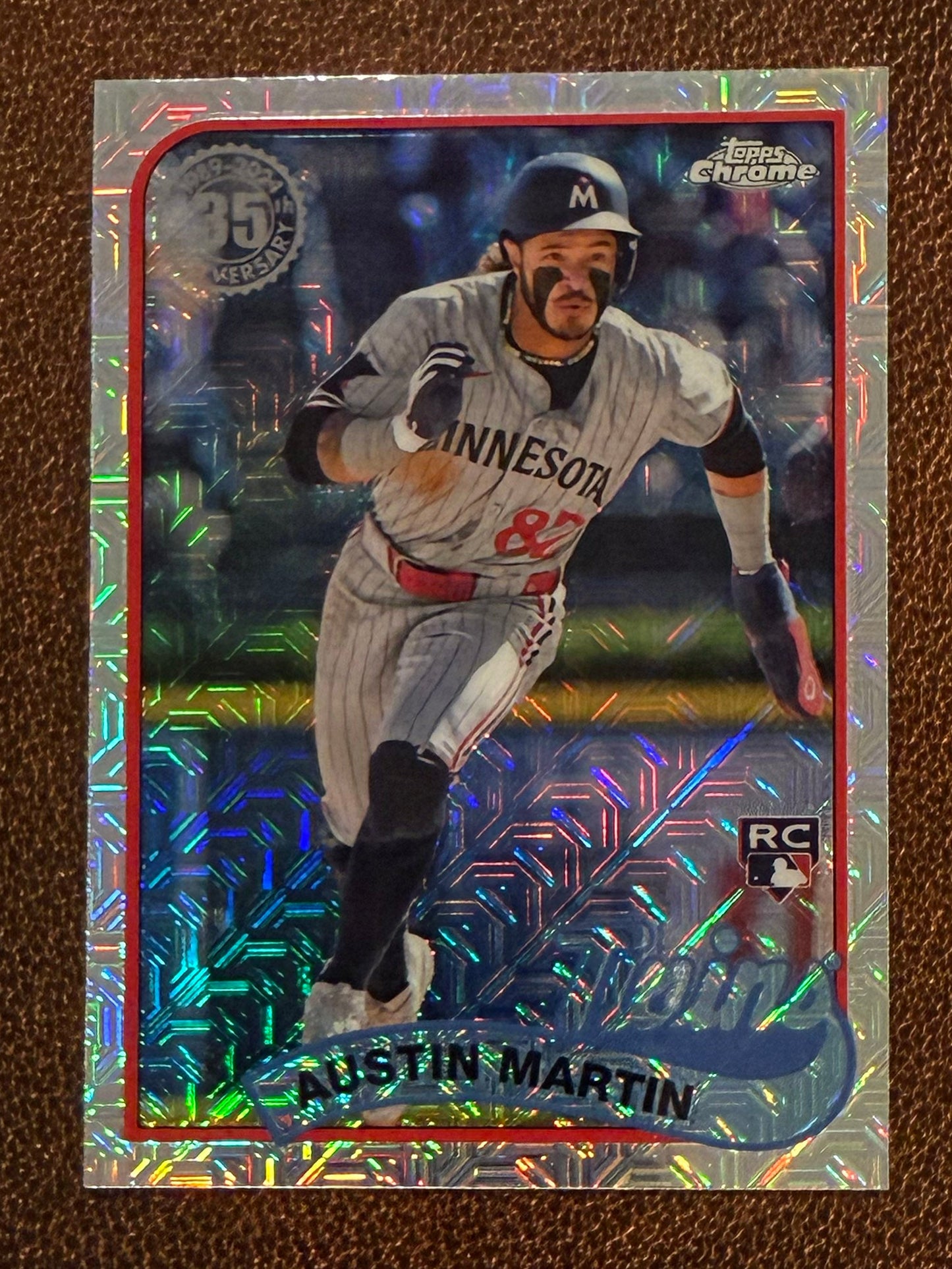 Austin Martin - 2024 Topps Update - Silver Pack Mojo Refractor - Twins