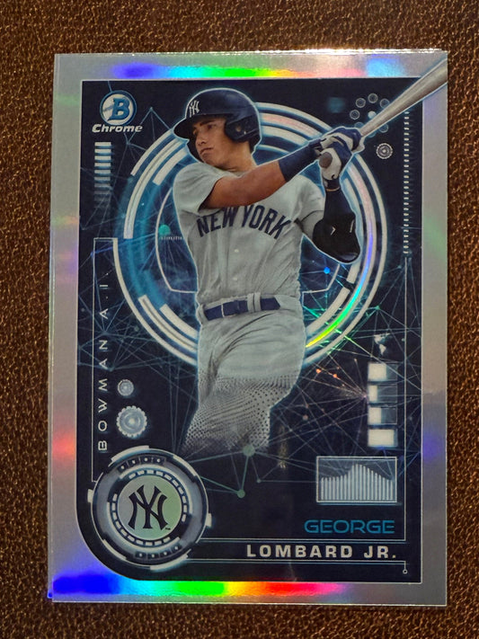 George Lombard Jr. - 2024 Bowman - Bowman AI - Yankees