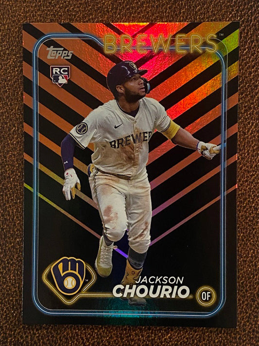 Jackson Chourio - 2024 Topps Update - Base Holiday Parallel - Brewers