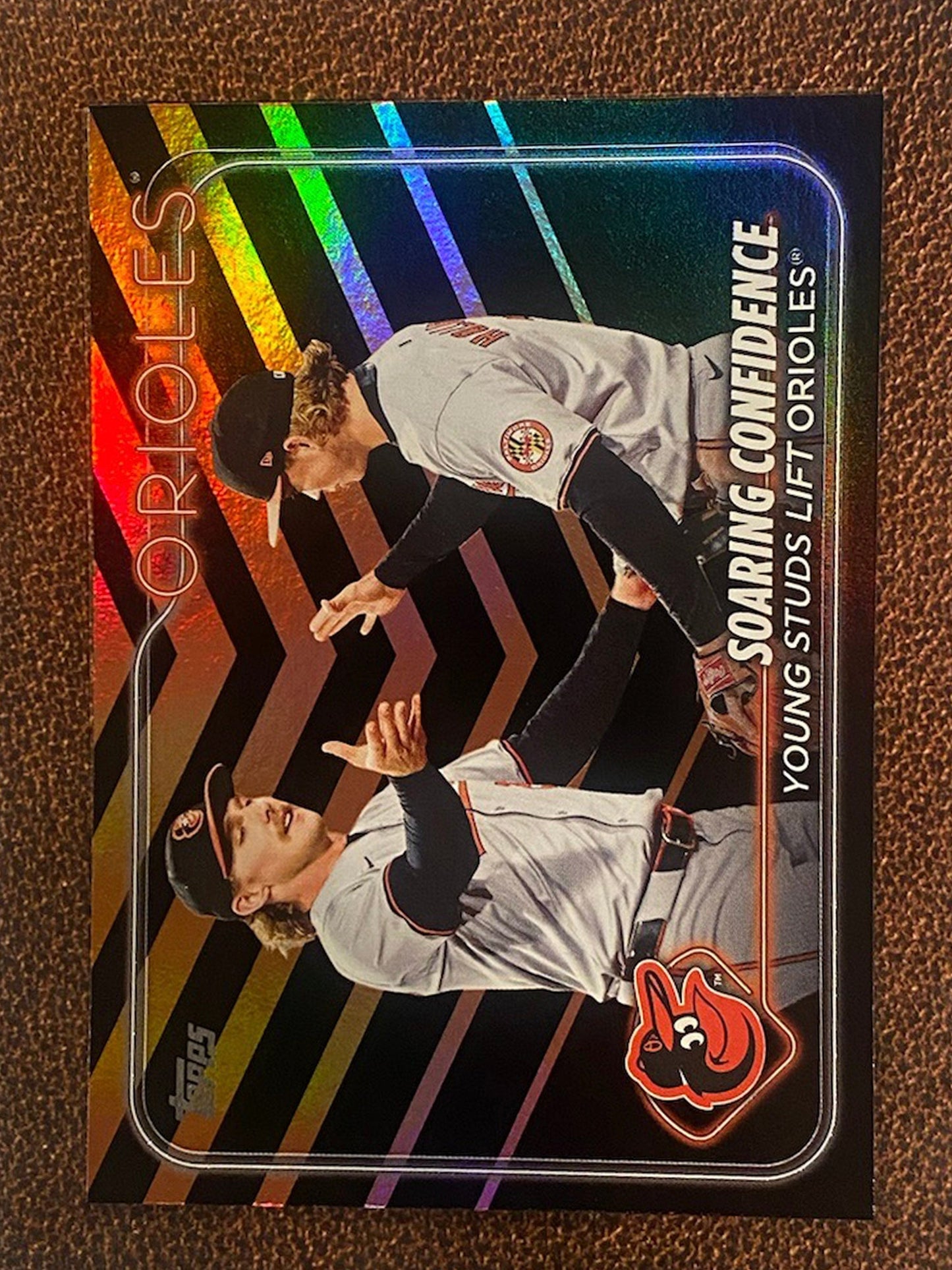 Jackson Holliday / Gunnar Henderson - 2024 Topps Update - Holiday Parallel - Orioles