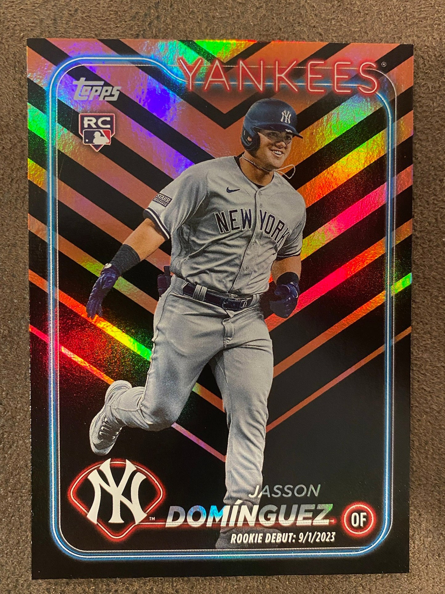 Jasson Dominguez - 2024 Topps Update - Holiday Parallel - Yankees
