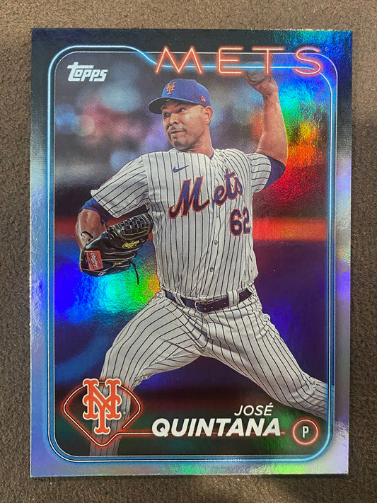 Jose Quintana - 2024 Topps Series 1 - Rainbow Foil - Mets