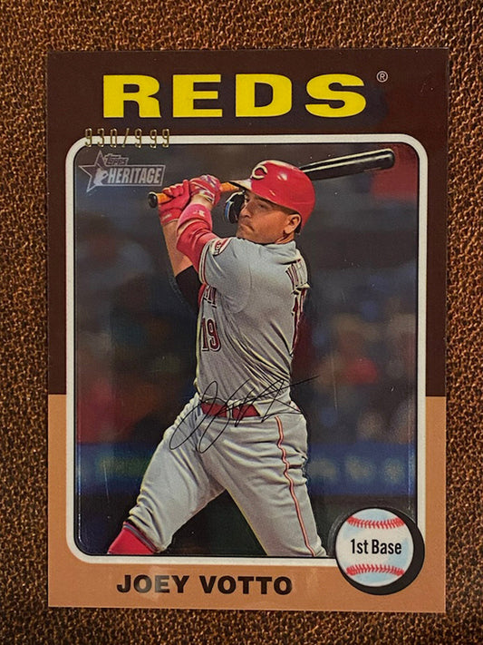 Joey Votto - 2024 Topps Heritage - Chrome /999 - Reds
