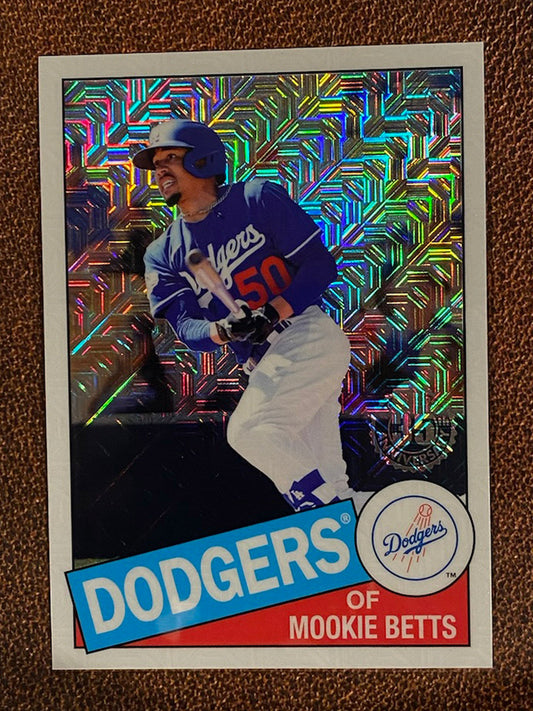 Mookie Betts - 2020 Topps Update - Silverpack Mojo Refractor - Dodgers