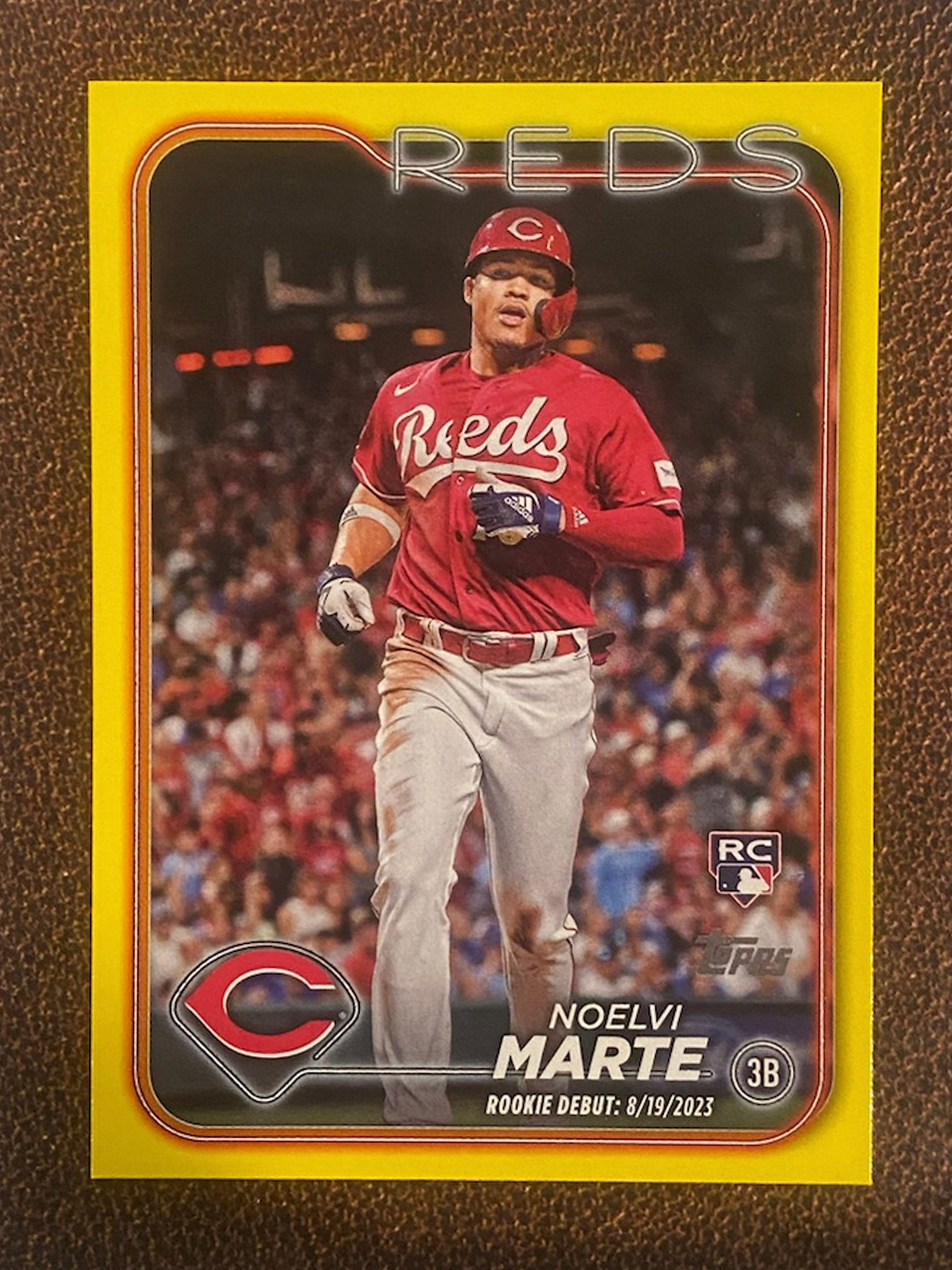 Noelvi Marte - 2024 Topps Update - Yellow - Reds – Western NY 