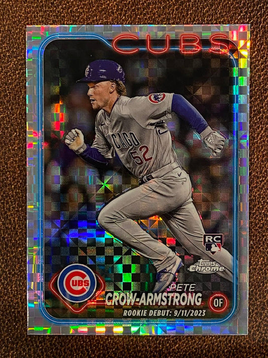 Pete Crow Armstrong - 2024 Topps Chrome Update - XFractor - Cubs