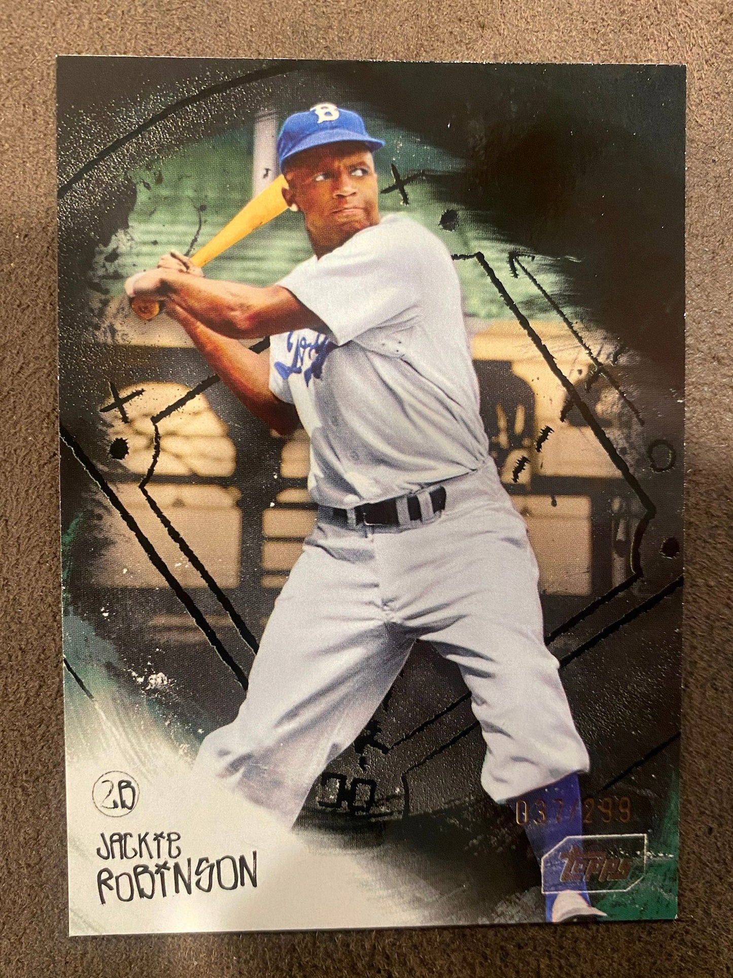 Jackie Robinson - 2024 Topps Update - All Class Black Parallel /299 - Dodgers