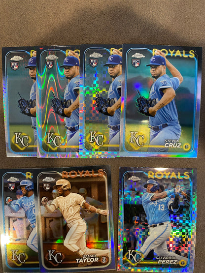 Kansas City Royals - All Parallels Lot - 2024 Topps Chrome - Royals
