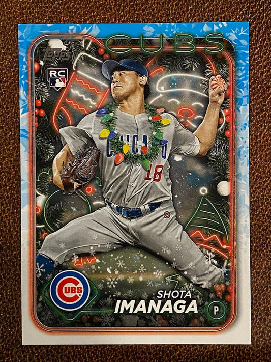 Shota Imanaga - 2024 Topps Holiday - SP Image Variation - Cubs
