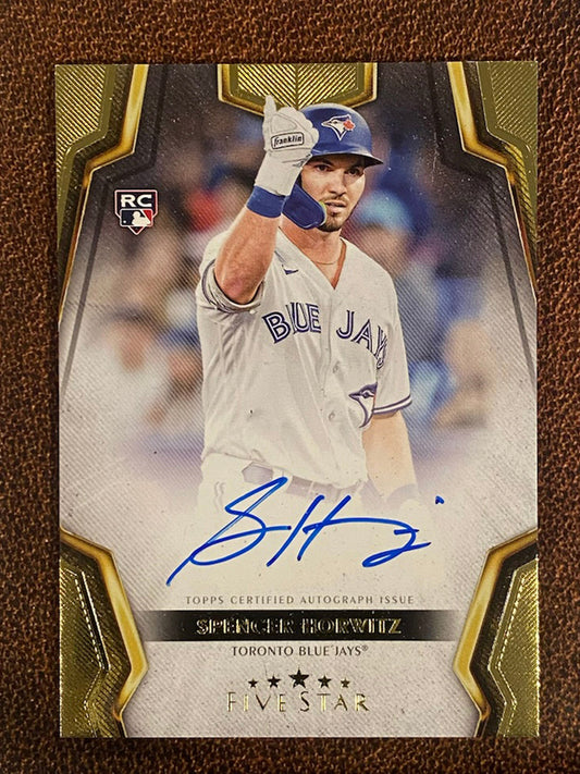 Spencer Horwitz - 2024 Topps Five Star - Auto - Blue Jays