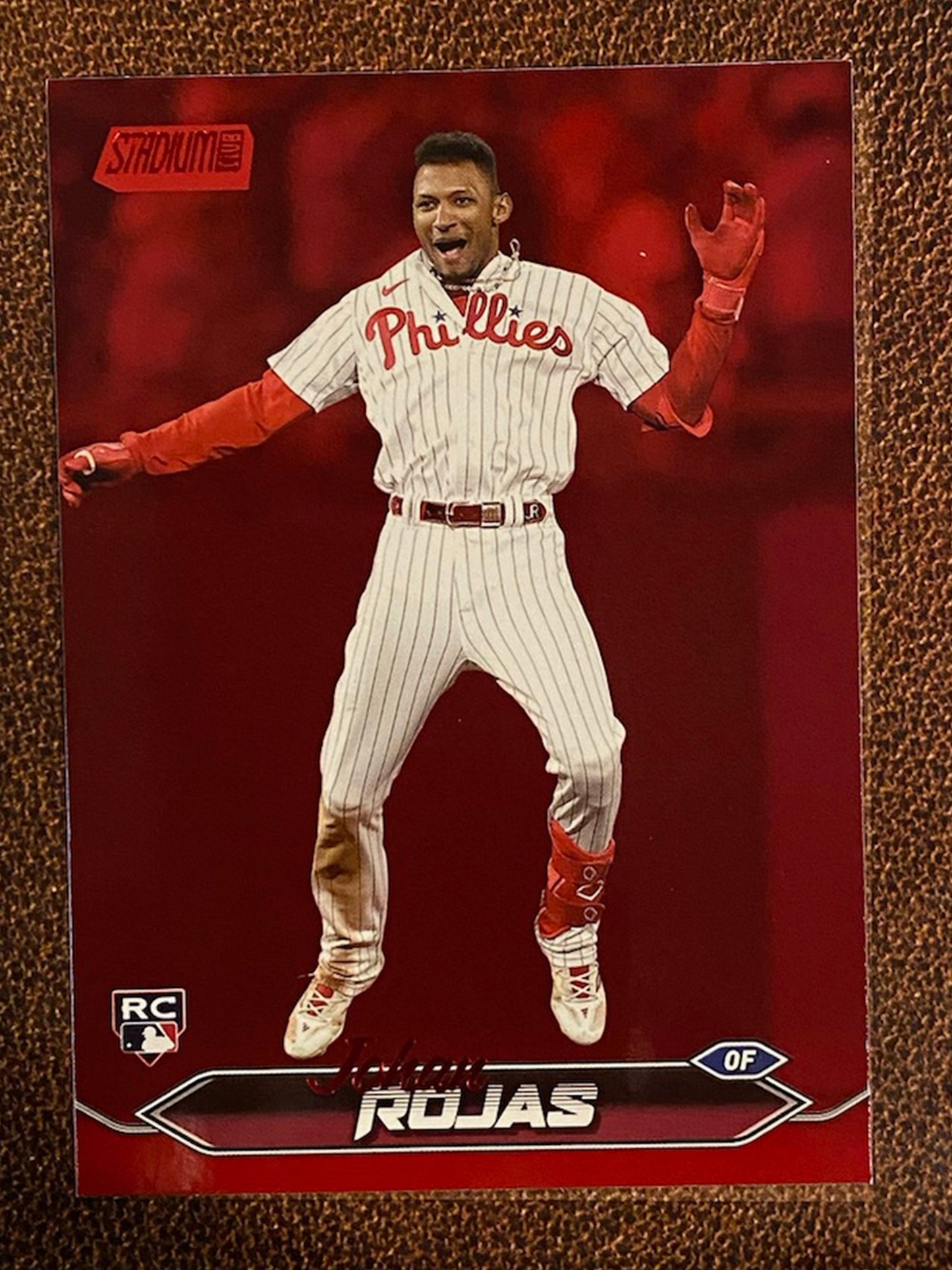 Johan Rojas - 2024 Topps Stadium Club - Red Foil - Phillies