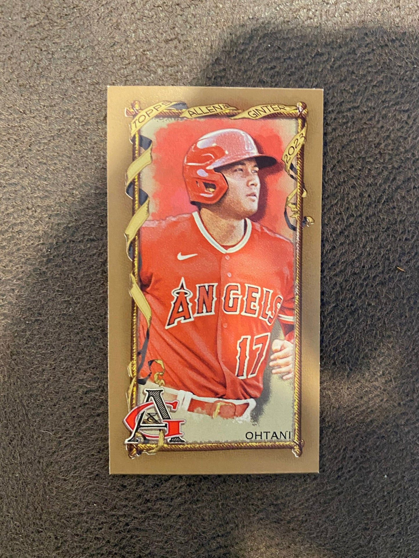Shohei Ohtani - 2023 Allen and Ginter - Gold Mini - Dodgers
