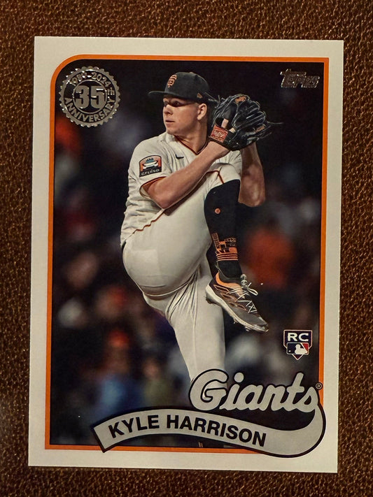 Kyle Harrison - 2024 Topps Series 1 - 1989 Insert - Giants
