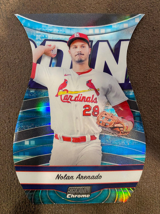 Nolan Arenado - 2024 Topps Stadium Club - Triumvirates (Middle) - Cardinals