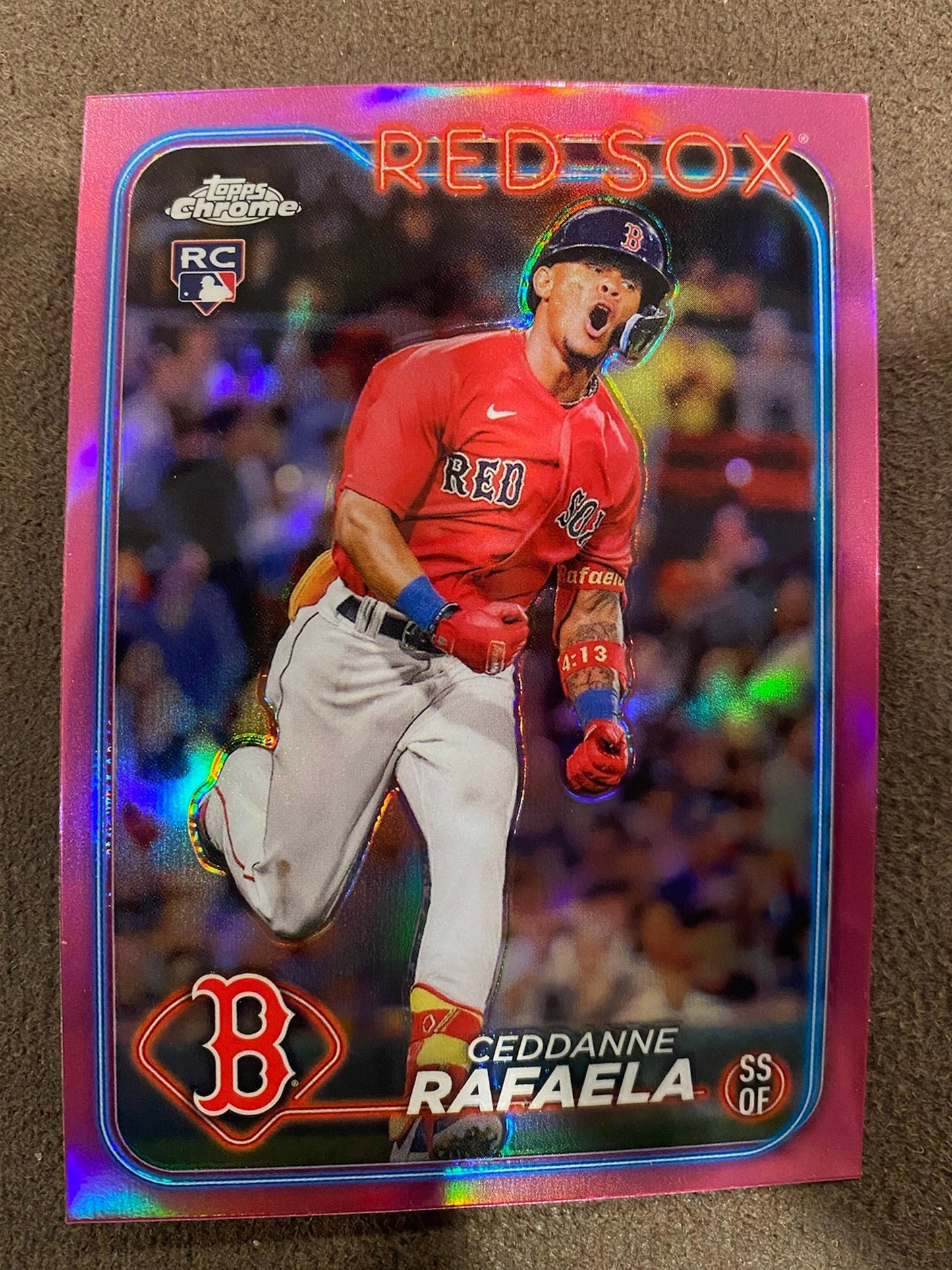 Ceddanne Rafaela - 2024 Topps Chrome - Pink Refractor - Red Sox