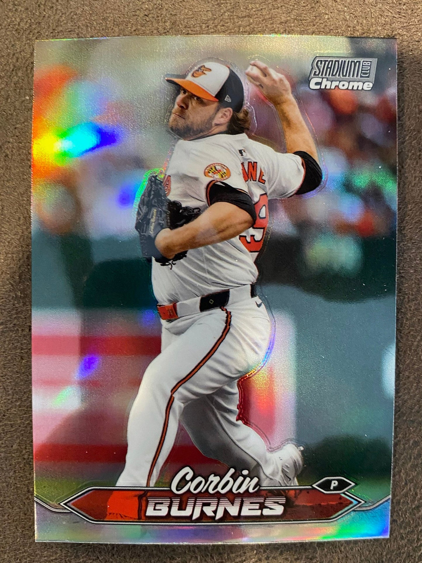Corbin Burnes - 2024 Topps Stadium Club - Chrome Refractor - Orioles