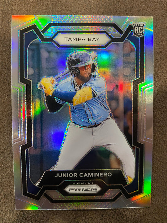 Junior Caminero - 2024 Panini Prizm - Silver Refractor - Rays