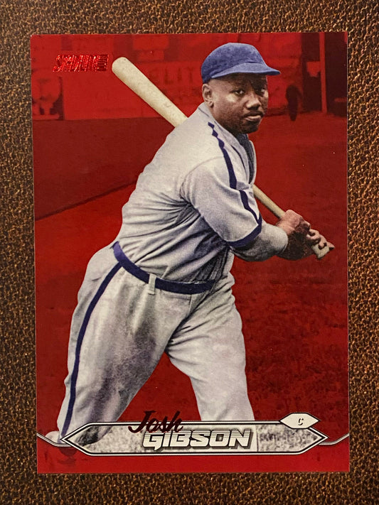 Josh Gibson - 2024 Topps Stadium Club - Red Foil - Grays