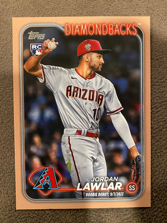 Jordan Lawlar - 2024 Topps Update - Gold /2024 - Diamondbacks