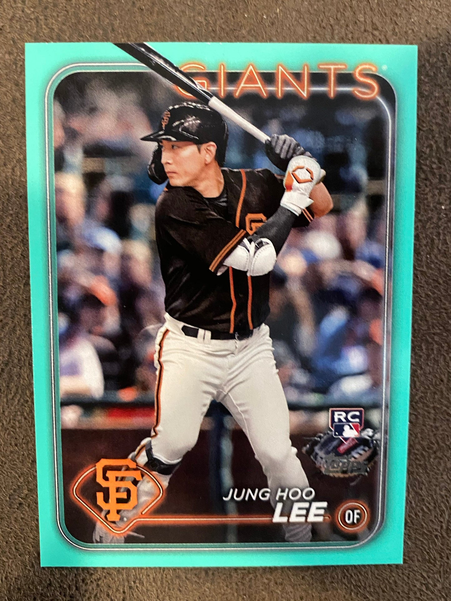 Jung Hoo Lee - 2024 Topps Series 2 - Aqua - Giants