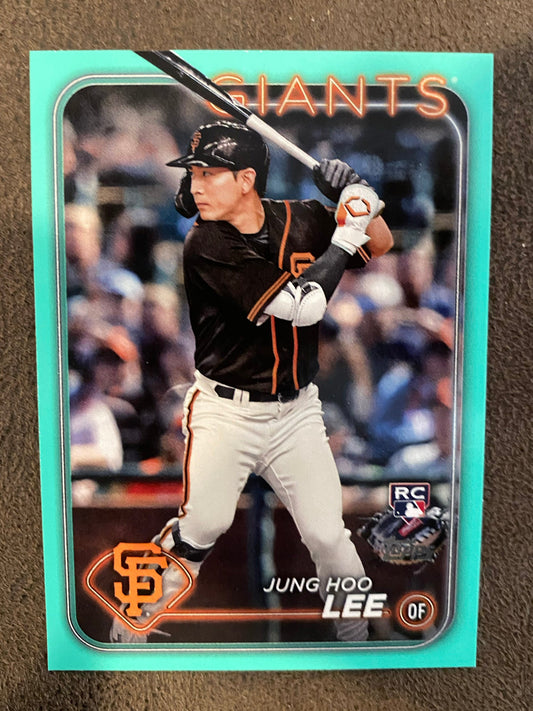 Jung Hoo Lee - 2024 Topps Series 2 - Aqua - Giants