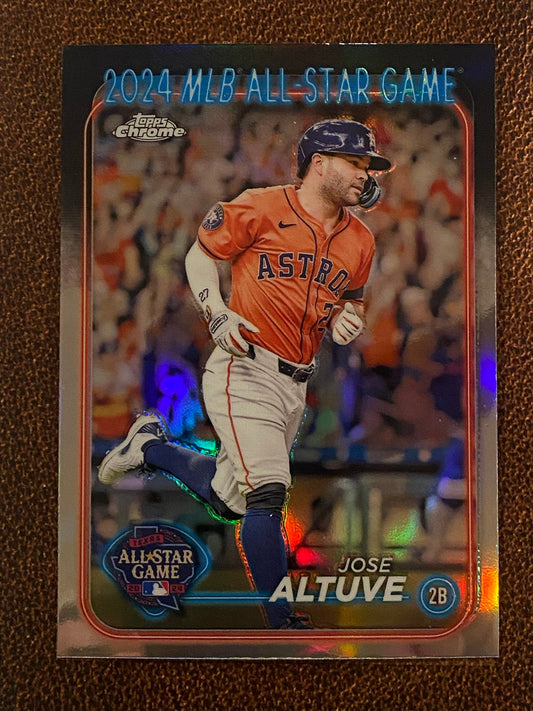 Jose Altuve - 2024 Topps Chrome Update - All-Star Game Refractor - Astros