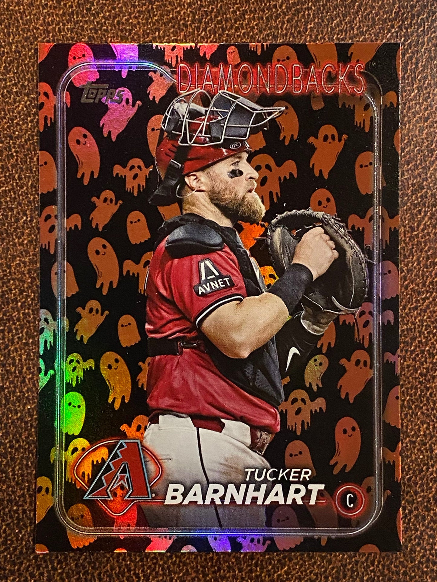 Tucker Barnhart - 2024 Topps Update - Ultra Rare Ghost Parallel - Diamondbacks