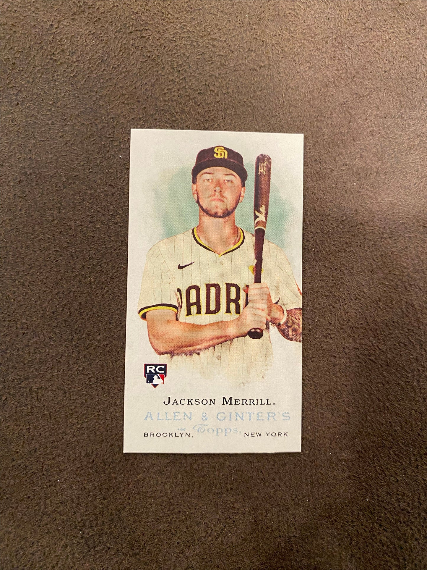 Jackson Merrill - 2024 Allen & Ginter - Mini Rookie Design Variation - Padres