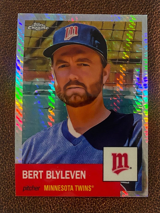 Bert Blyleven - 2022 Topps Chrome Platinum Anniversary - Prism Refractor - Twins