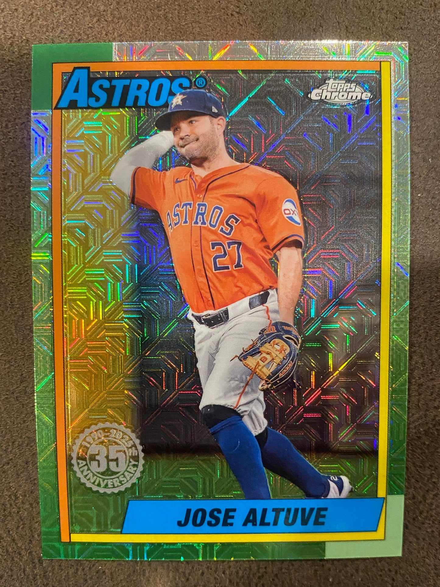 Jose Altuve - 2025 Topps Series 1 - Silver Pack Mojo Refractor - Astros