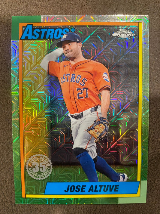 Jose Altuve - 2025 Topps Series 1 - Silver Pack Mojo Refractor - Astros