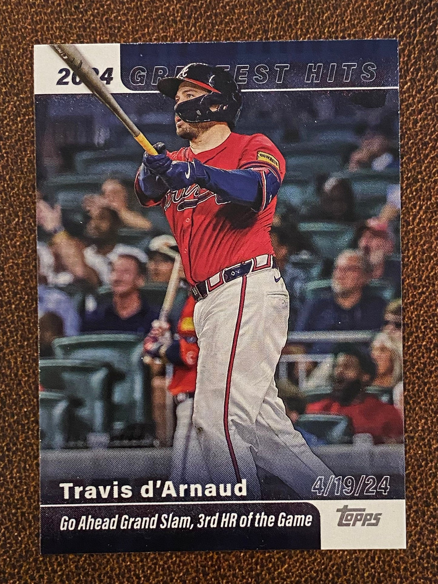 Travis d’Arnaud - 2025 Topps Series 1 - 2024 Greatest Hits - Braves