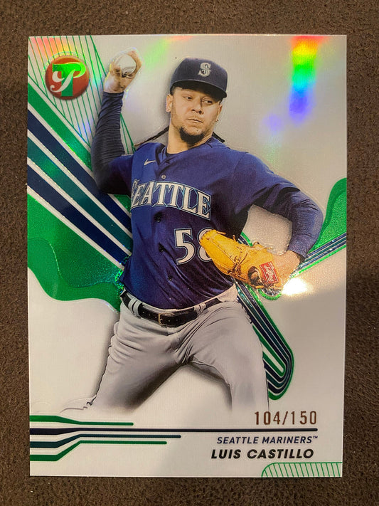 Luis Castillo - 2024 Topps Pristine - Green /150 - Mariners