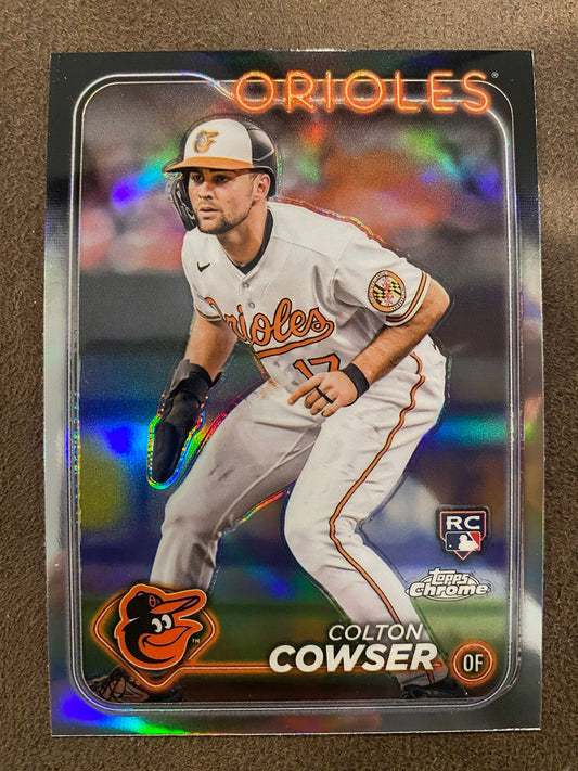 Colton Cowser - 2024 Topps Chrome - Rookie Refractor - Orioles