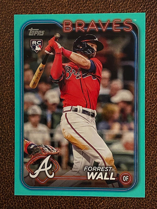 Forrest Wall - 2024 Topps Series 2 - Aqua Parallel - Braves