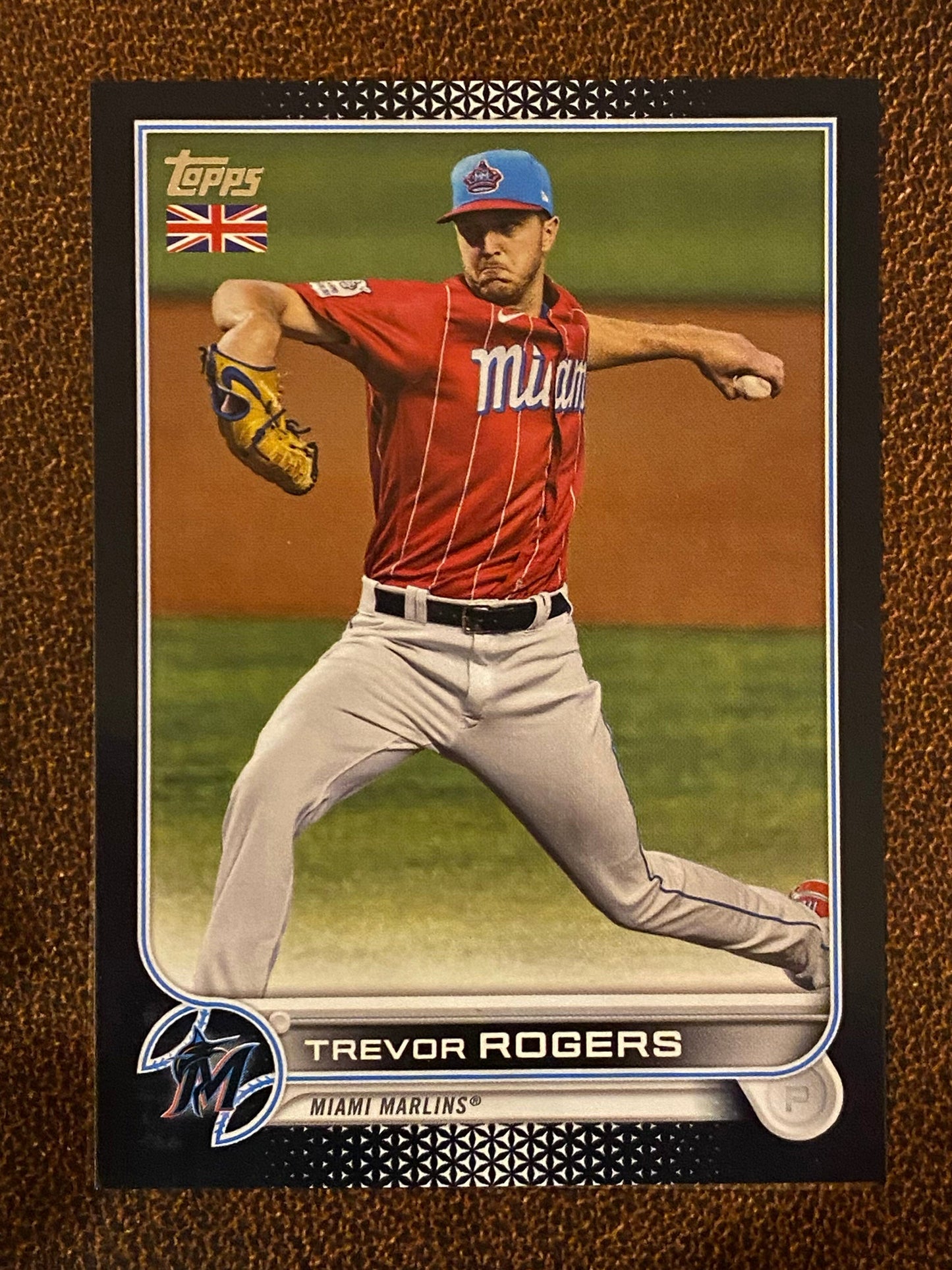 Trevor Rogers - 2022 Topps UK - Black /125 - Marlins