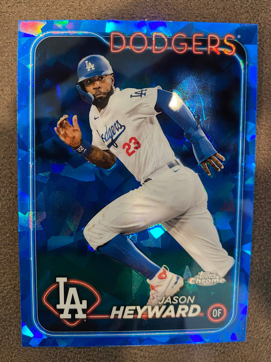 Jason Heyward - 2024 Topps Chrome - Sapphire - Dodgers