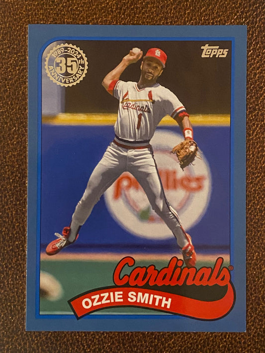 Ozzie Smith - 2024 Topps Series 1 - 1989 BLUE - Cardinals