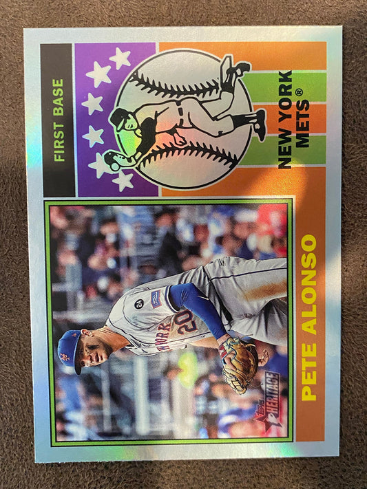 Pete Alonso - 2025 Heritage - 25th Anniversary Holographic - Mets