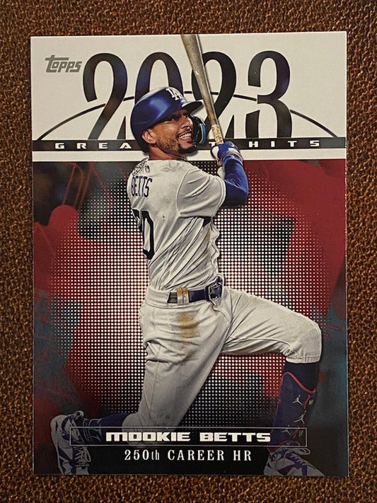 Mookie Betts - 2024 Topps Series 1 - Greatest Hits - Dodgers