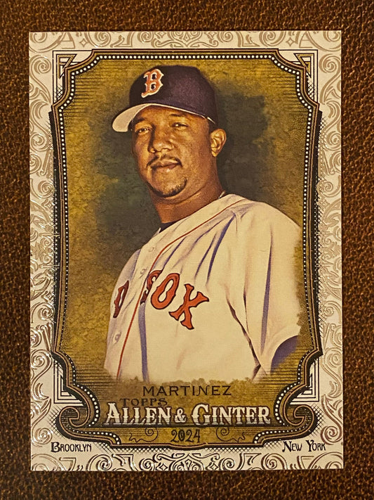 Pedro Martinez - 2024 Allen & Ginter - Foil Filigree - Red Sox