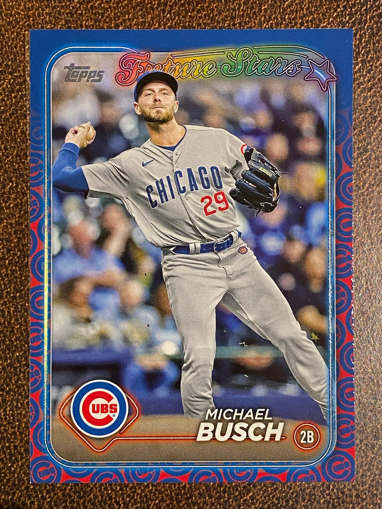 Michael Busch - 2024 Topps Series 2 - Team Border SSP - Cubs