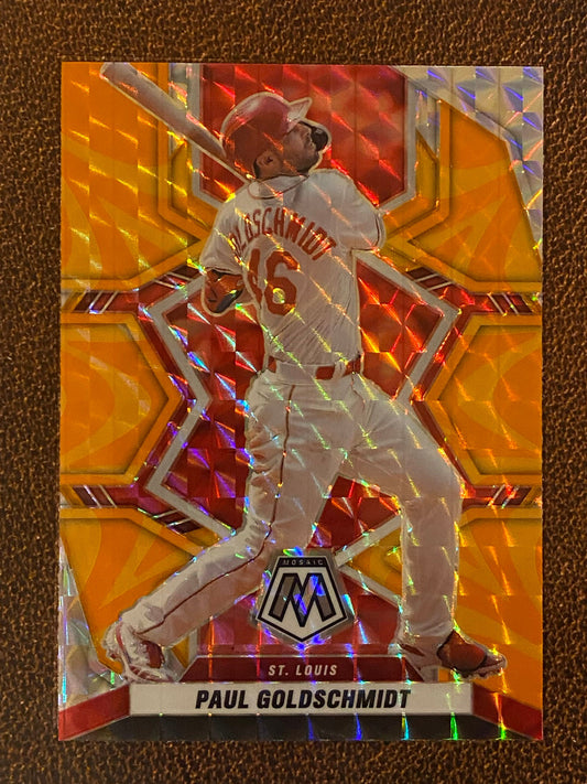 Paul Goldschmidt - 2022 Mosaic - Orange Reactive - Cardinals