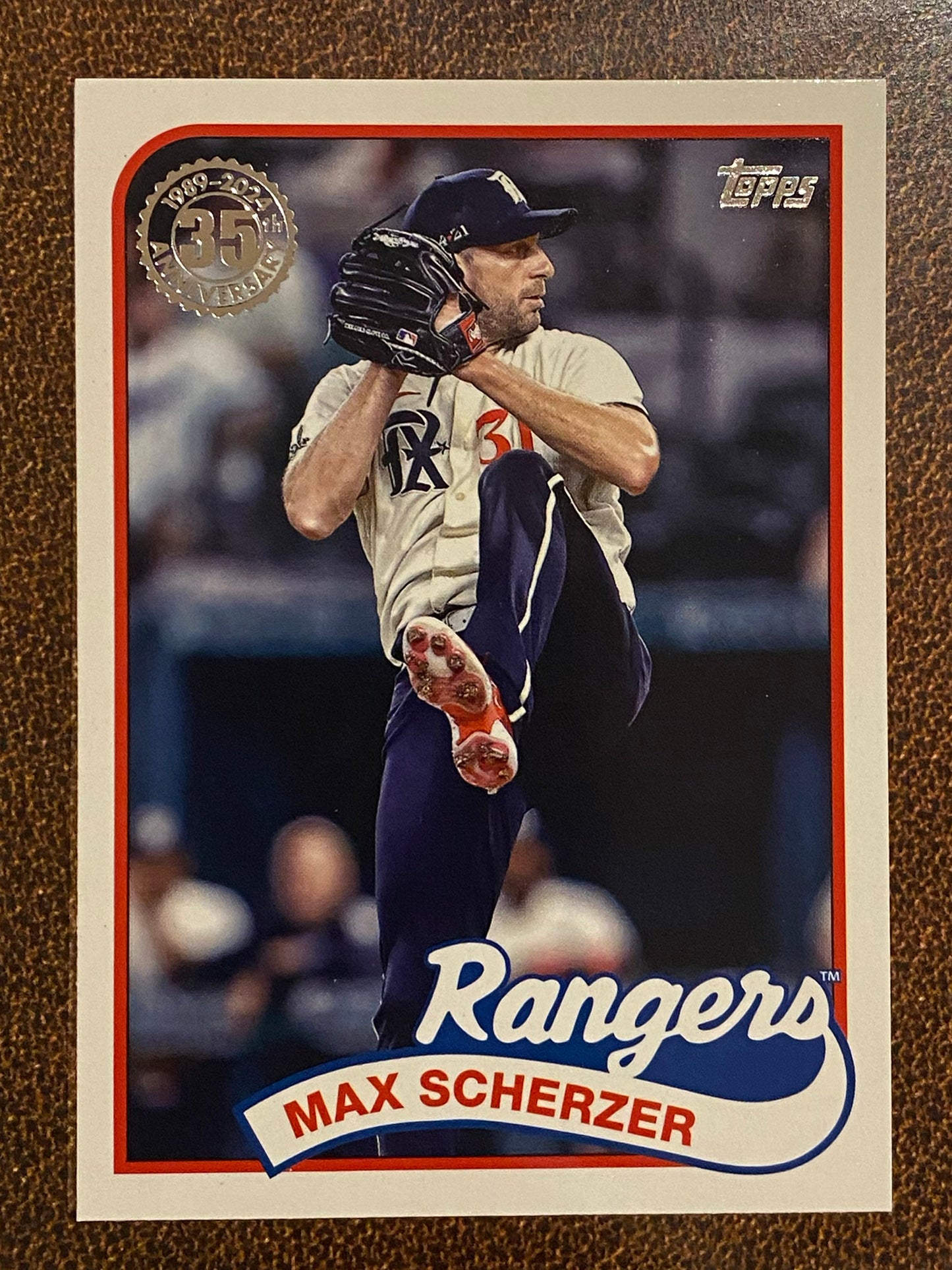 Max Scherzer - 2024 Topps Series1 - 1989 Inserts - Rangers