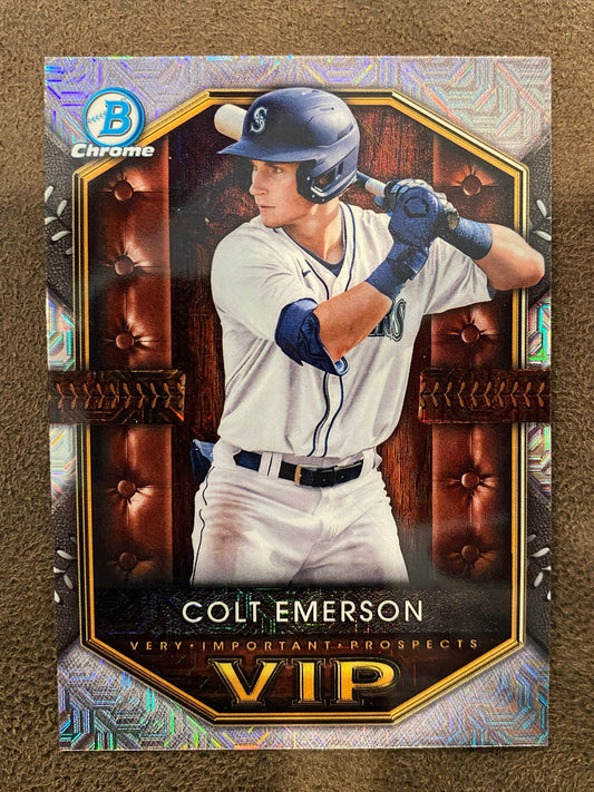 Colt Emerson - 2025 Topps Heritage - VIP Mojo Refractor - Mariners